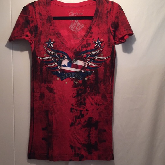 Archaic Tops - Archaic by Affliction Women’s T Shirt Sz  M